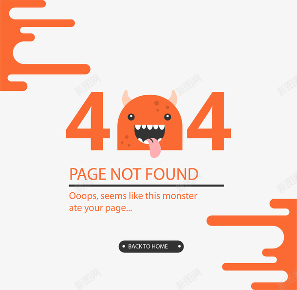 卡通网页出错提示矢量图ai免抠素材_新图网 https://ixintu.com 404 404报错 404错误网页设计 卡通网页出错提示 报错 网页404 网页出错提示 矢量图