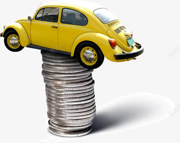硬币上的汽车创意广告png免抠素材_新图网 https://ixintu.com 创意 广告 汽车 硬币 设计