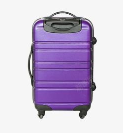 紫色拉杆箱紫色行李箱高清图片