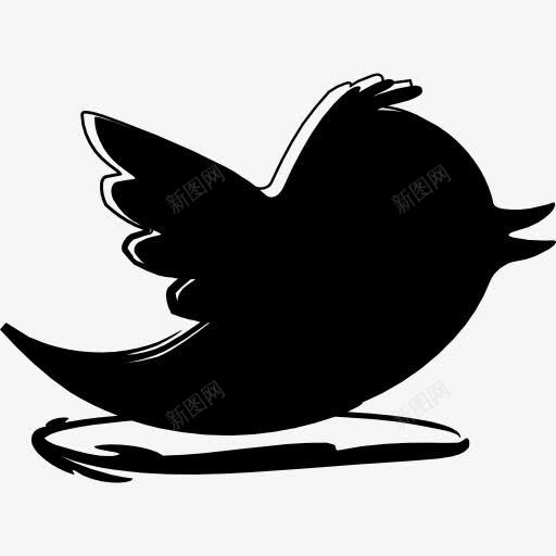 推特描绘社会的标志图标png_新图网 https://ixintu.com 勾勒 勾勒出社会 勾勒标志 推特 标志 标识 符号 素描 鸟