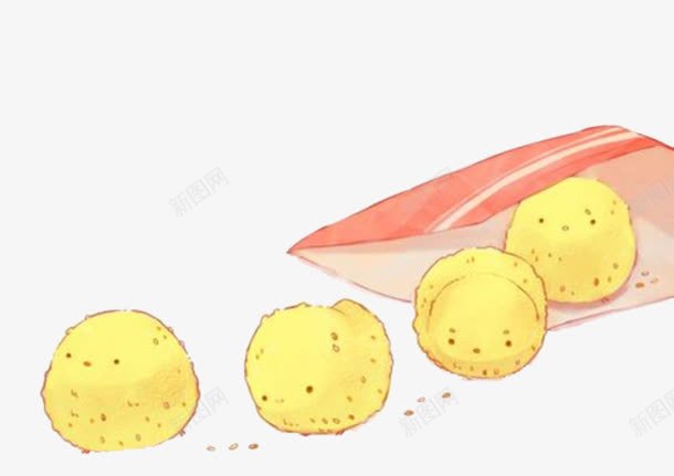 手绘小鸡png免抠素材_新图网 https://ixintu.com 你还在等什么 小鸡 手绘 食物 黄色