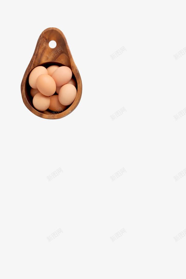 木碗里的鸡蛋png免抠素材_新图网 https://ixintu.com 木碗 鸡蛋