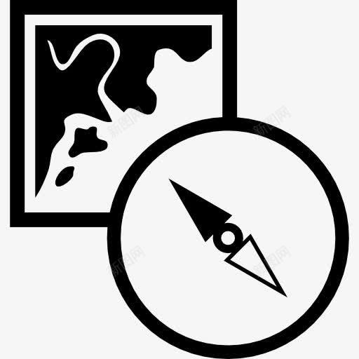 地图和罗盘定向工具图标png_新图网 https://ixintu.com 军事战略 地图 地图和国旗 定位 工具 指南 指南针