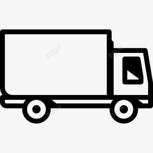 货运卡车向右图标png_新图网 https://ixintu.com 汽车运输 运输 运输车辆 配送