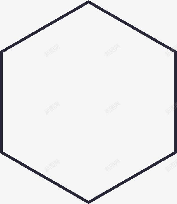 中空六边形矢量图eps免抠素材_新图网 https://ixintu.com 中空六边形 矢量图