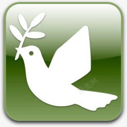peace和平鸽子Twitter的土地高清图片