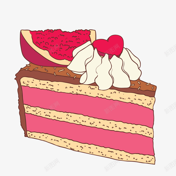 彩色创意蛋糕食物元素矢量图ai免抠素材_新图网 https://ixintu.com 创意 彩色 手绘 水果 纹理 美食 蛋糕 质感 食物 矢量图