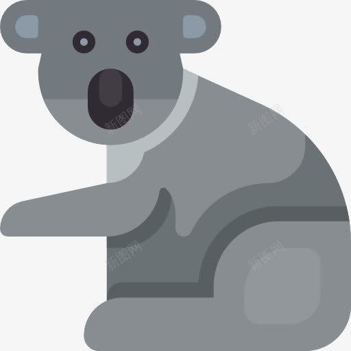 Koala图标png_新图网 https://ixintu.com 动物 动物园 动物王国 考拉 野生动物