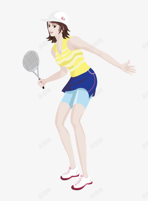 打网球的女子免抠素材免费下载 素材0mjjawugj 新图网
