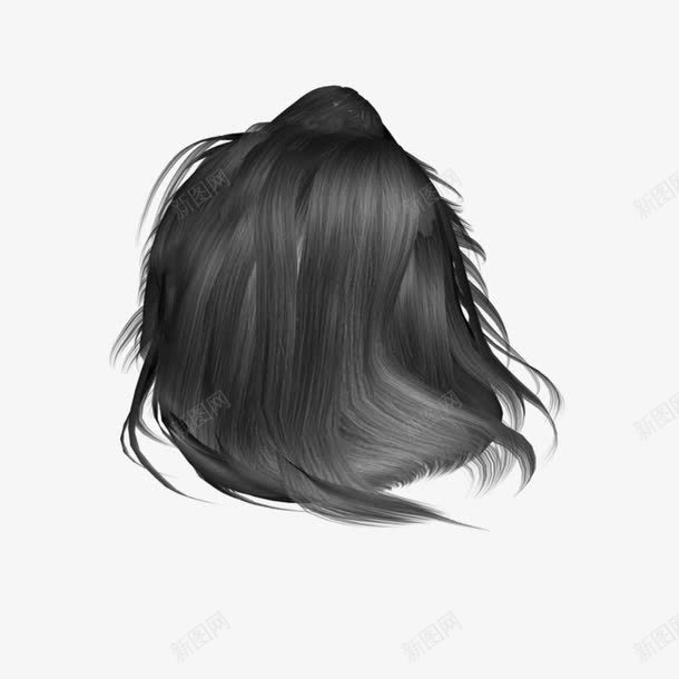 长发发型png免抠素材_新图网 https://ixintu.com 发型 头发 头发笔刷 长发 长发发型