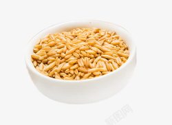 碗中的米煳燕麦米高清图片