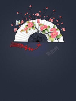 最美桃花节阳春三月最美桃花节海报背景模板高清图片