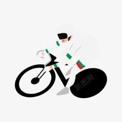 16里约奥运单车骑行素材