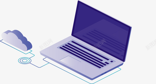 立体效果笔记本电脑矢量图ai免抠素材_新图网 https://ixintu.com 云计算 商务 商务电脑 工作电脑 矢量png 笔记本电脑 矢量图