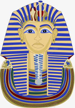 古典埃及法老神像素材