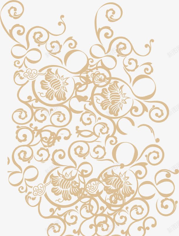 褐色花纹壁纸背景png免抠素材_新图网 https://ixintu.com 壁纸 素材 背景 花纹 褐色