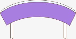紫色指示牌矢量图素材