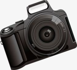 黑色照相机科技元素素材