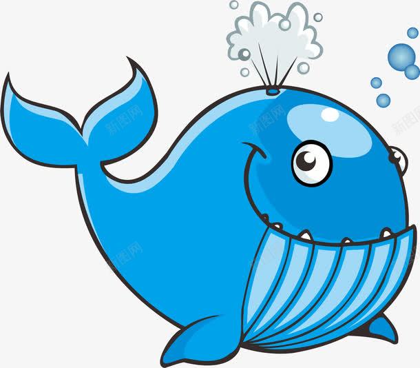鲸鱼cdr免抠素材_新图网 https://ixintu.com 可爱鲸鱼 喷水 海边 鲸鱼 鲸鱼插图