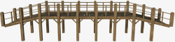 木制桥古代木制桥图高清图片