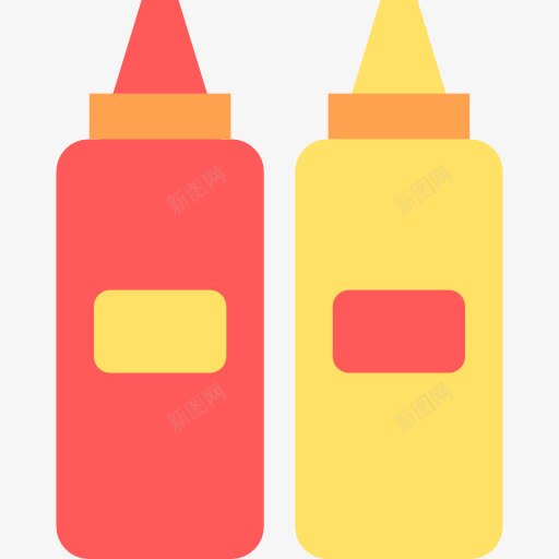 香肠图标png_新图网 https://ixintu.com 番茄酱 芥末 食品和餐厅 香肠