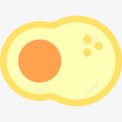 煎鸡蛋图标png_新图网 https://ixintu.com 有机 煎鸡蛋 蛋白质 食品 食物和餐厅