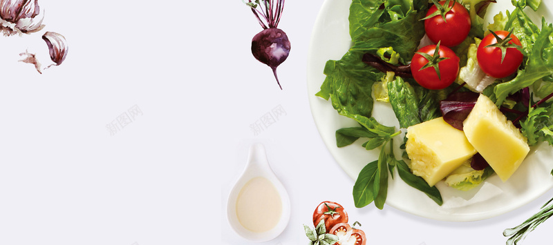 美食俯视文艺清新简约bannerpsd设计背景_新图网 https://ixintu.com 吃货节 手绘蔬菜 水果 沙拉 清新 美味 美食俯拍 美食俯视 美食节 美食鸟瞰图 营养 蔬菜 黄油