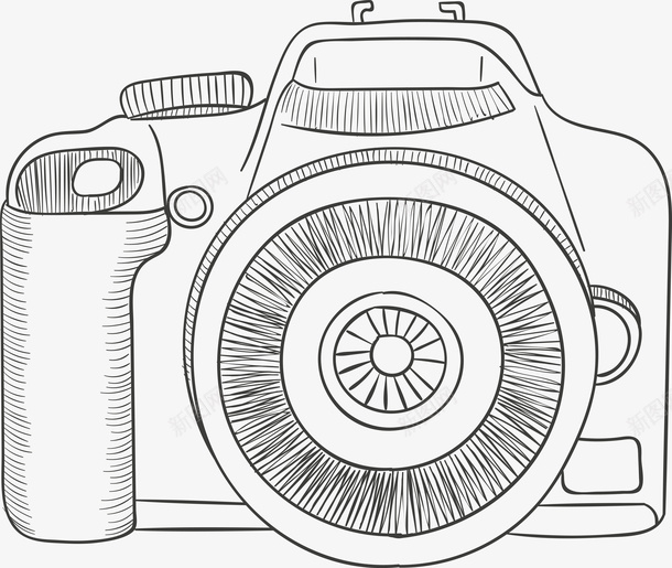 水墨复古相机png免抠素材_新图网 https://ixintu.com 卡通照相机 卡通相机 手绘相机 水墨 水墨相机 照相机 相机 相机矢量图