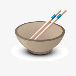 碗筷矢量图素材