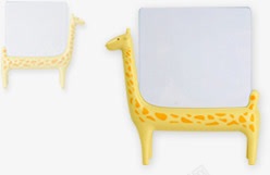 黄色卡通长颈鹿淘宝促销素材