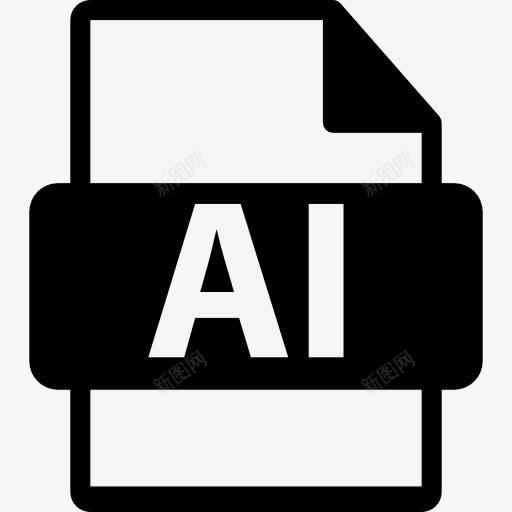 AI文件格式图标png_新图网 https://ixintu.com AI文件 AI文件格式 AI格式 AdobeIllustrator 接口