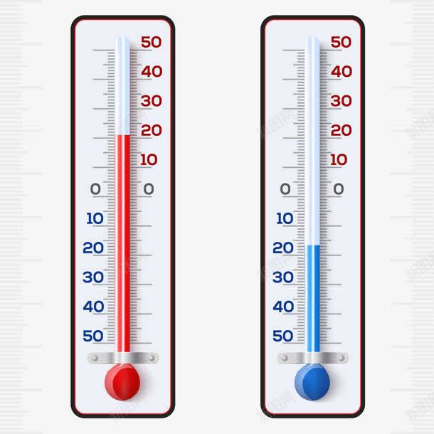 温度计矢量图eps免抠素材_新图网 https://ixintu.com 温度计 湿度计 红色 矢量图