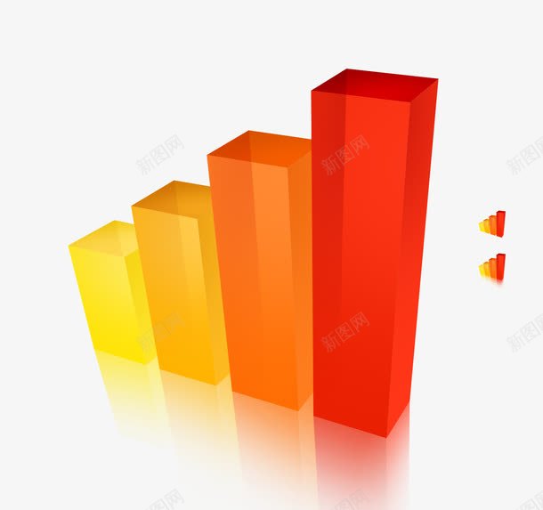 上升柱状图png免抠素材_新图网 https://ixintu.com PPT元素 上升 柱状图