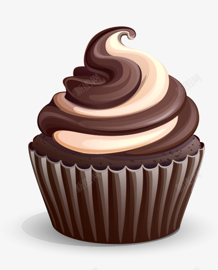手绘巧克力蛋糕食物png免抠素材_新图网 https://ixintu.com 创意 卡通手绘 水彩 甜食 糕点 美食 蛋糕 食物