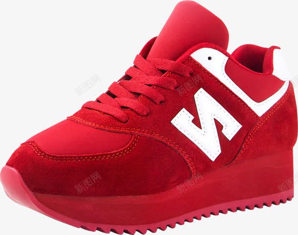 摄影红色的运动鞋合成png免抠素材_新图网 https://ixintu.com 合成 摄影 红色 运动鞋