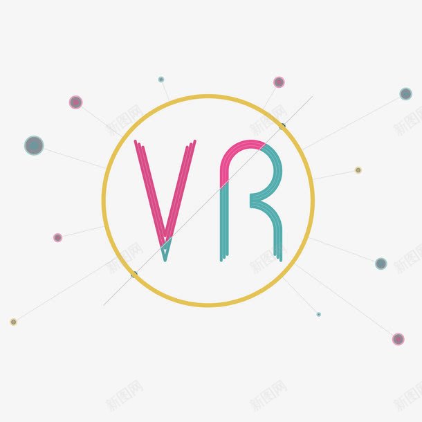 VR字体png免抠素材_新图网 https://ixintu.com VR VR世界 元素 字体