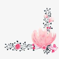 水彩木兰花木兰花高清图片