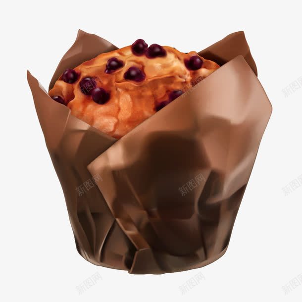 纸托里的蛋糕png免抠素材_新图网 https://ixintu.com 卡通蛋糕 矢量蛋糕 美食 蛋糕 食物