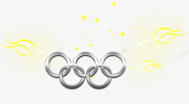 奥运五环png免抠素材_新图网 https://ixintu.com 奥运五环 奥运会 运动会