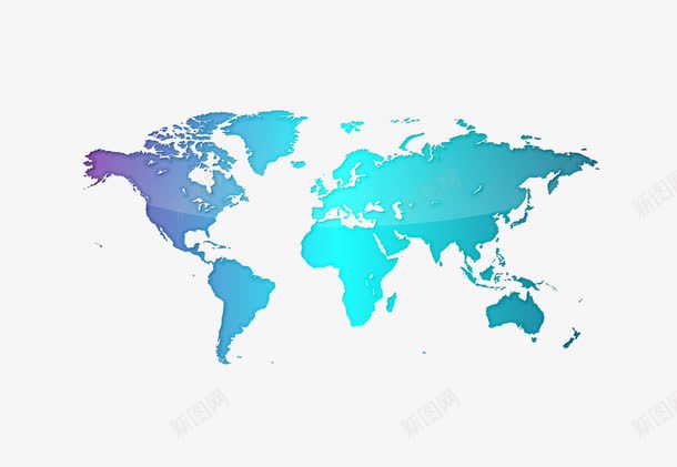 梦幻世界地图png免抠素材_新图网 https://ixintu.com 世界地图 全球 矢量地图