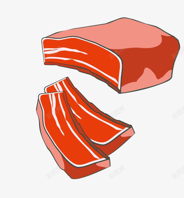 美食图案肉类食物图标png_新图网 https://ixintu.com 卡通手绘 图案图标 肉类食物 鱼肉 鸡肉 鸡鸭鱼肉 鸭肉