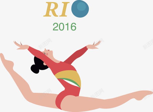 巴西里约奥运会运动员png免抠素材_新图网 https://ixintu.com 2016奥运会 体操运动员 巴西 里约奥运会