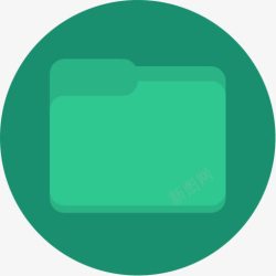 文件文件管理器文件夹绿色最小最素材