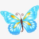 butterfly蝴蝶蓝色瑜伽高清图片