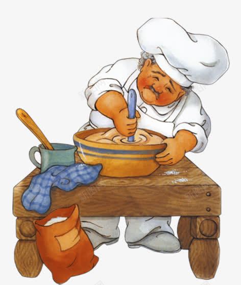 做事的厨师png免抠素材_新图网 https://ixintu.com 做饭的厨师 卡通厨师 手绘厨师