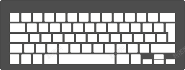白黑键盘图案矢量图eps免抠素材_新图网 https://ixintu.com 图案 白黑 键盘 矢量图