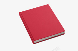 红色资料本红色书本高清图片