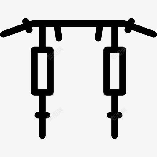 单杠图标png_新图网 https://ixintu.com 体操 健身房 运动 锻炼