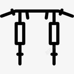 单杠引体向上图标单杠图标高清图片