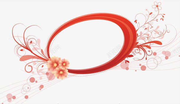 时尚边框png免抠素材_新图网 https://ixintu.com 文字背景框 文字装饰背景 文本框 时尚边框 欧式花纹 花朵底纹